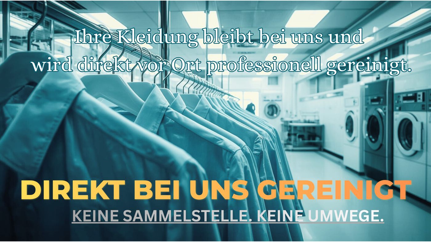 Direkt bei uns gereinigte Textilien